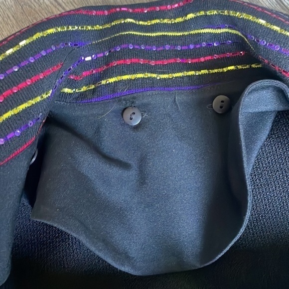 St John Jacket coat Evening Vintage knit jacket and removable accents size 10 - Picture 12 of 15